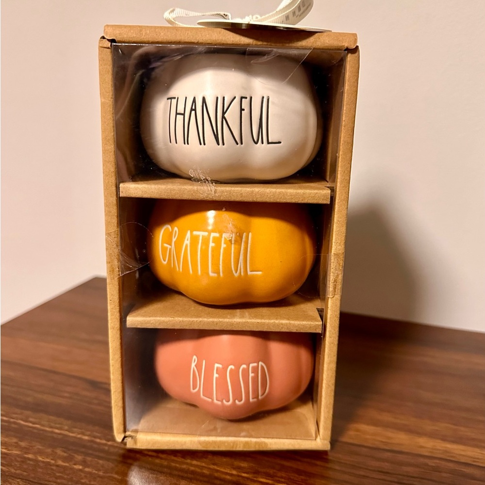 Rae Dunn Pumpkin Ramekins, set of 3